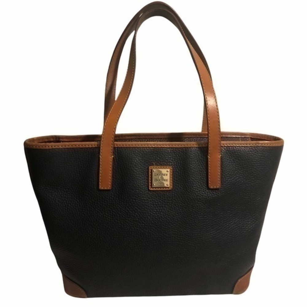DOONEY & bourke blue and brown leather tote bag